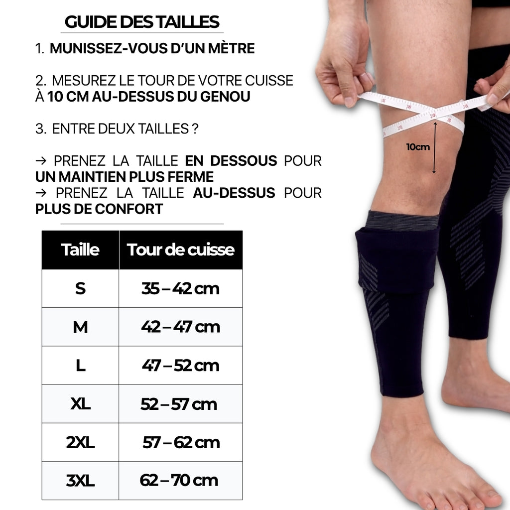 Manchon de compression SHIELD Finissez chaque effort sans douleur — running, padel, crossfit, tennis