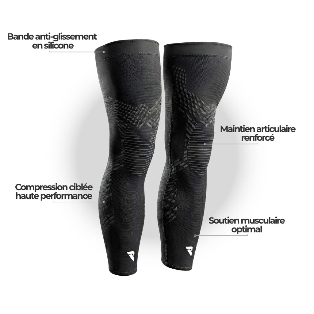 Manchon de compression SHIELD Finissez chaque effort sans douleur — running, padel, crossfit, tennis