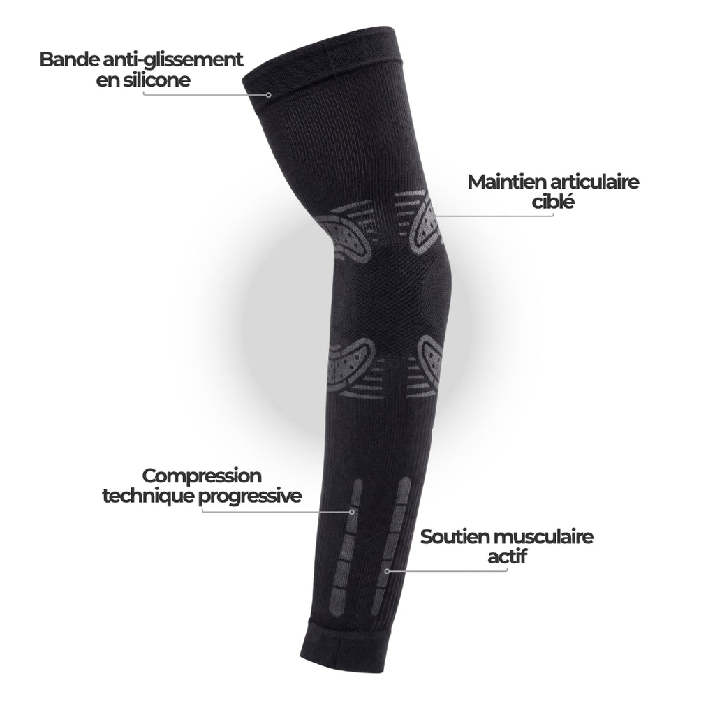 Manchon de compression MOTION — stabilité et confort à chaque mouvement