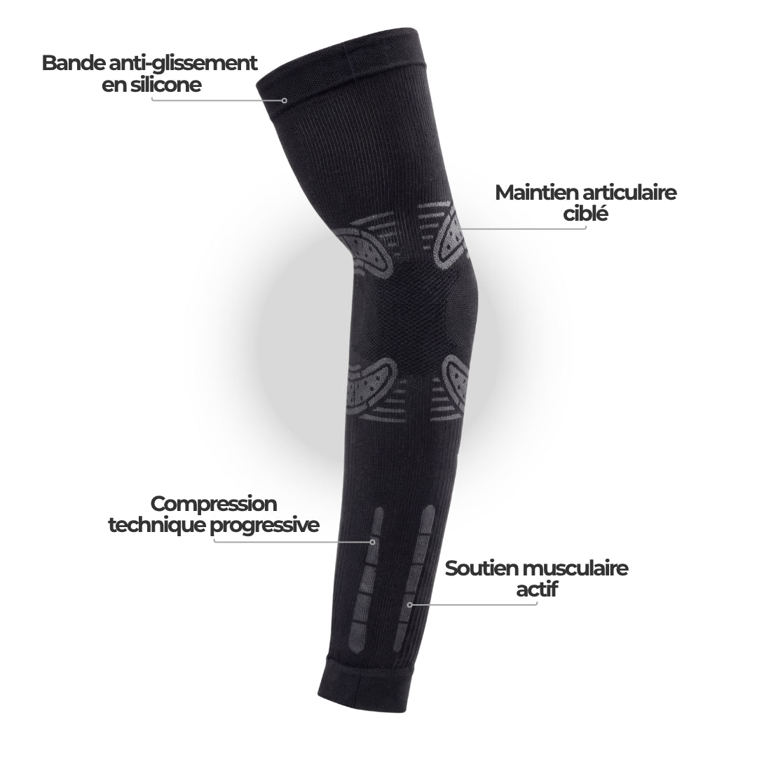 Manchon de compression MOTION — stabilité et confort à chaque mouvement