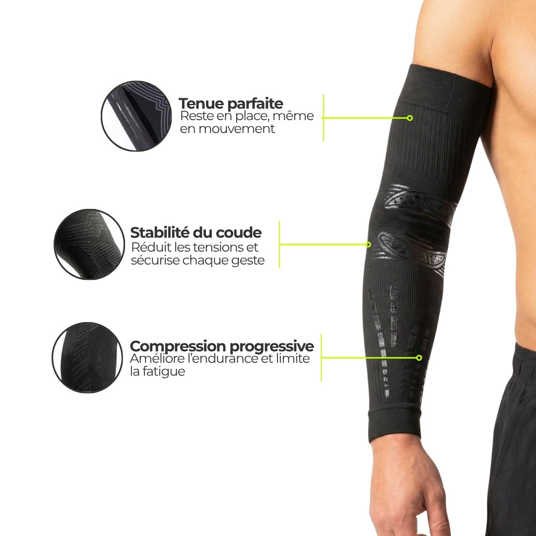 Manchon de compression MOTION — stabilité et confort à chaque mouvement